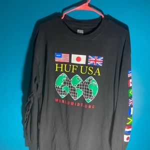 Huf and obey long sleeve shirts